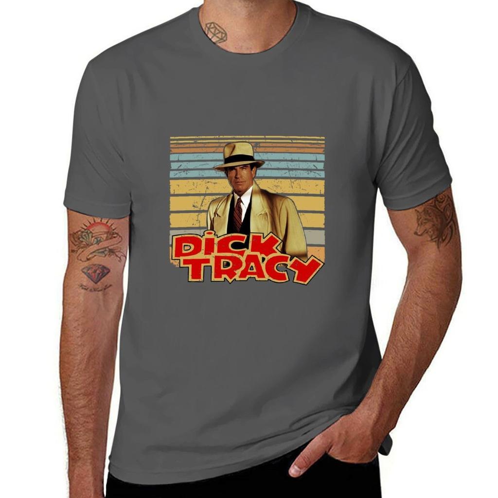Dick Tracy Retro Unisex Tshirt Soft Durable Cotton Tshirt