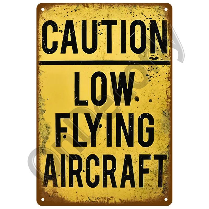 Caution Tin Sign Warning Vintage Metal Plaque Metal Sign For Bar Pub Garage Cafe Club Man Cave Home Wall Decor Mural Plate Art