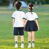 Stylish British Inspired Summer Outfit For Kids Two Piece Set Comfortable Cotton Fabric
