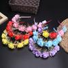 Floral Headpiece Luminous Flower Wreath Hairband Light Up Flower Crown Light Flower Headband  Girls