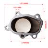 MUGE-Adaptateur de Bride V-bande 5 Boulons vers 2,5"/ 63mm pour Down Pipe Turbo MUGE-Turbo pour GT25 GT28 T25 T28 BOV085