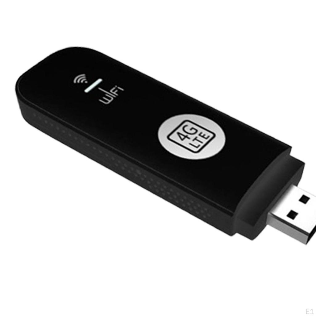 4G LTE USB WiFi Modem Router Network Adapter High Speed Supports 8 Device Connections European