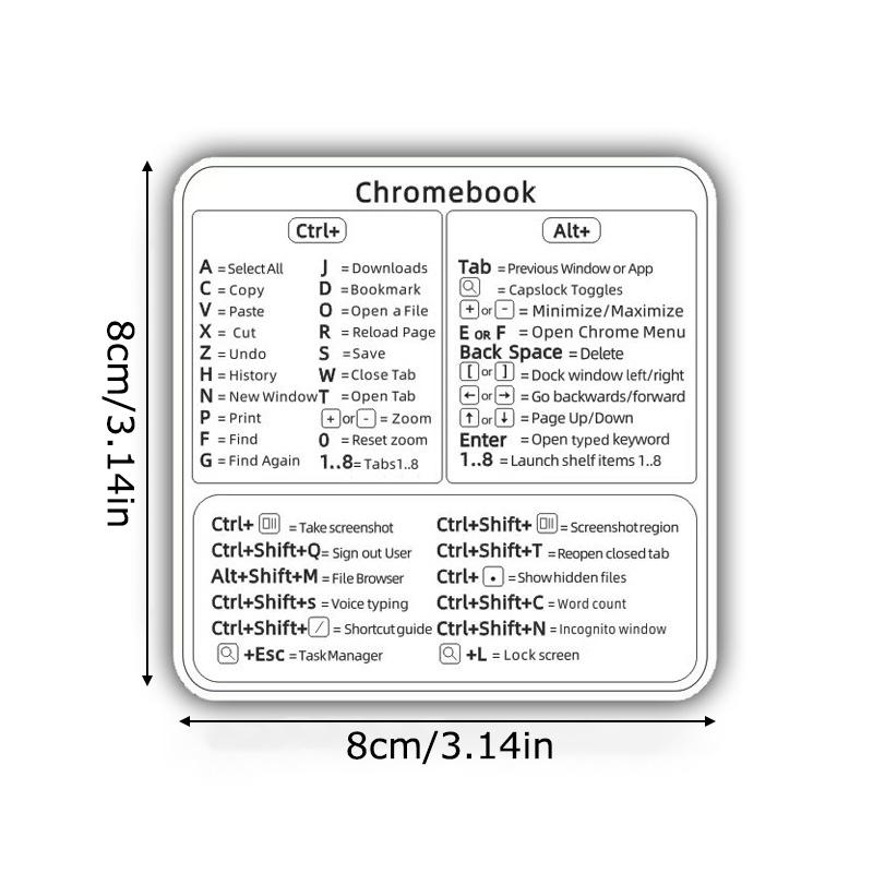 1PC Office Software Memory Waterproof Learn Self-adhesive General Shortcut Keys Assistance Laptops Fast Improve Efficiency