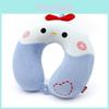 Cuscino da Viaggio a Forma di U in Memory Foam con Animali dei Cartoni Animati per Comfort in Viaggio e in Ufficio