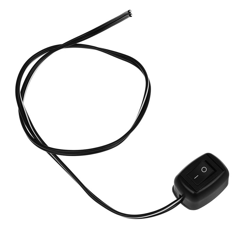 Dc 12V Universal Car Switch Paste Type Toggle Switch With Cable 60Cm For Drl