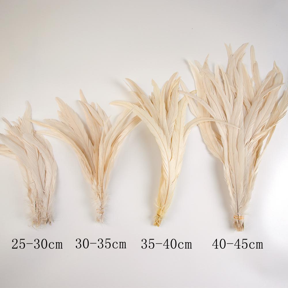 10pcs/lot Natural Roosters Chicken Cock Feather Tail Bulk 25-40cm for DIY Craft Dress Wedding Carnival Stage Perform Plume Decor