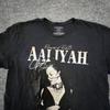Aaliyah T-shirt Heren Maat Medium Zwart Prinses van R&B Grafisch Korte Mouw