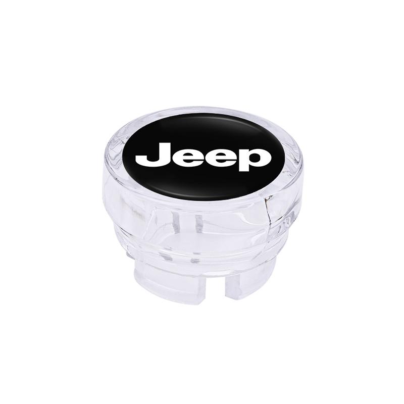 JOT2 Car Cigarette Lighter Cover Plug Dustproof Decorative Caps For Jeep Wrangler Grand Cherokee Avenger Compass Wagoneer Gladiator
