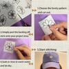 Blank Printable DIY Drawing Water Soluble Embroidery Stabilizer Sticky Patch Transfer Paper Wash Away Clothes Hand Sewing