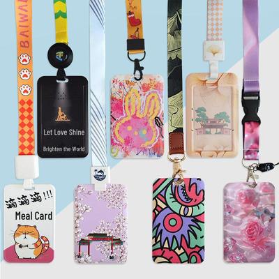 Customizable Lanyard & Holder for Student ID, Meal, and Access Cards