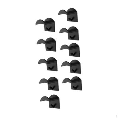 10 Pieces Hat Organizer Rack for Baseball Cap Hook Versatile Portable Wall Mounted Dorm