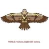Grand Cerf-volant Aigle Réaliste Tissu Épais Durable Bâtons Renforcés Pour Activités Amusantes en Famille à l'Extérieur sur la Plage