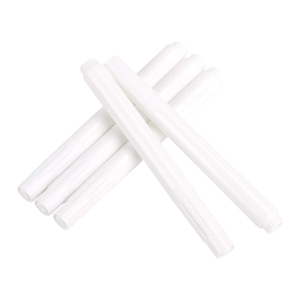Whiteboard Markers, White, 10-Piece Set. These Markers, Chalk Pens, and Liquid Chalk Pens Are Easy To Erase. Ideal for Teachers, Schools, and