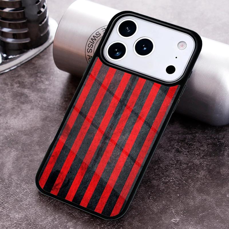Milan Stylish Stripe Design Phone Case for iPhone 17 16 15 Pro Max Air 14 13 12 11 Plus Shockproof Capa Cover