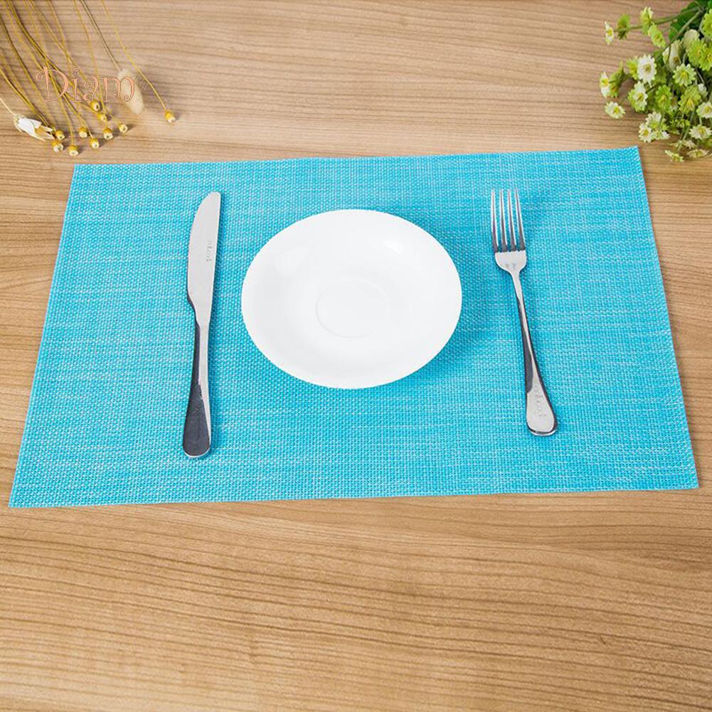 NO.HS Heat Insulation Non-slip Placemat Dining Table Bowl Dish Cup Pad Mat Heat Resistant Mat
