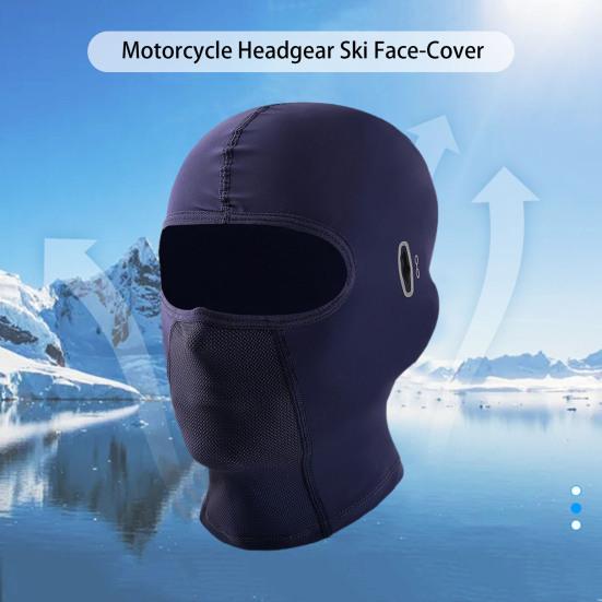 Cycling Ice Silk Face Guard Neck Gaiter UV Protection Breathable Outdoor Motorcycle Helmet Liner Bandana Balaclava Neck Scarf Face Shield