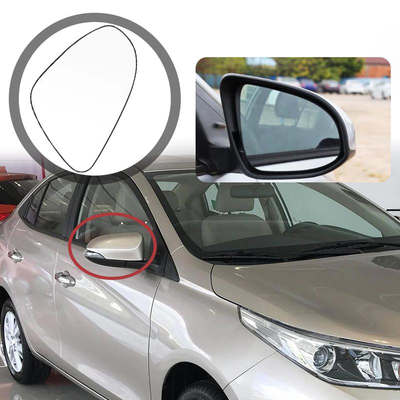For Toyota Levin Vios Yaris 2014 2015 2016 2017 2018 Left or Right Side Wing Mirror Rearview Mirror Glass 879310D660 8796106670