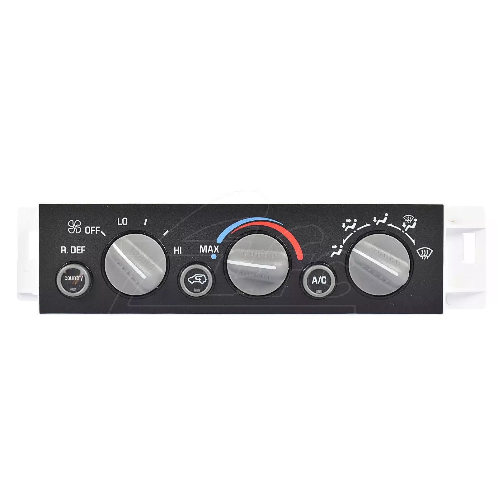 Compatible with 1998-2004 Chevrolet and 1998-2001 GMC AC Climate Control Module 599006 чёрный