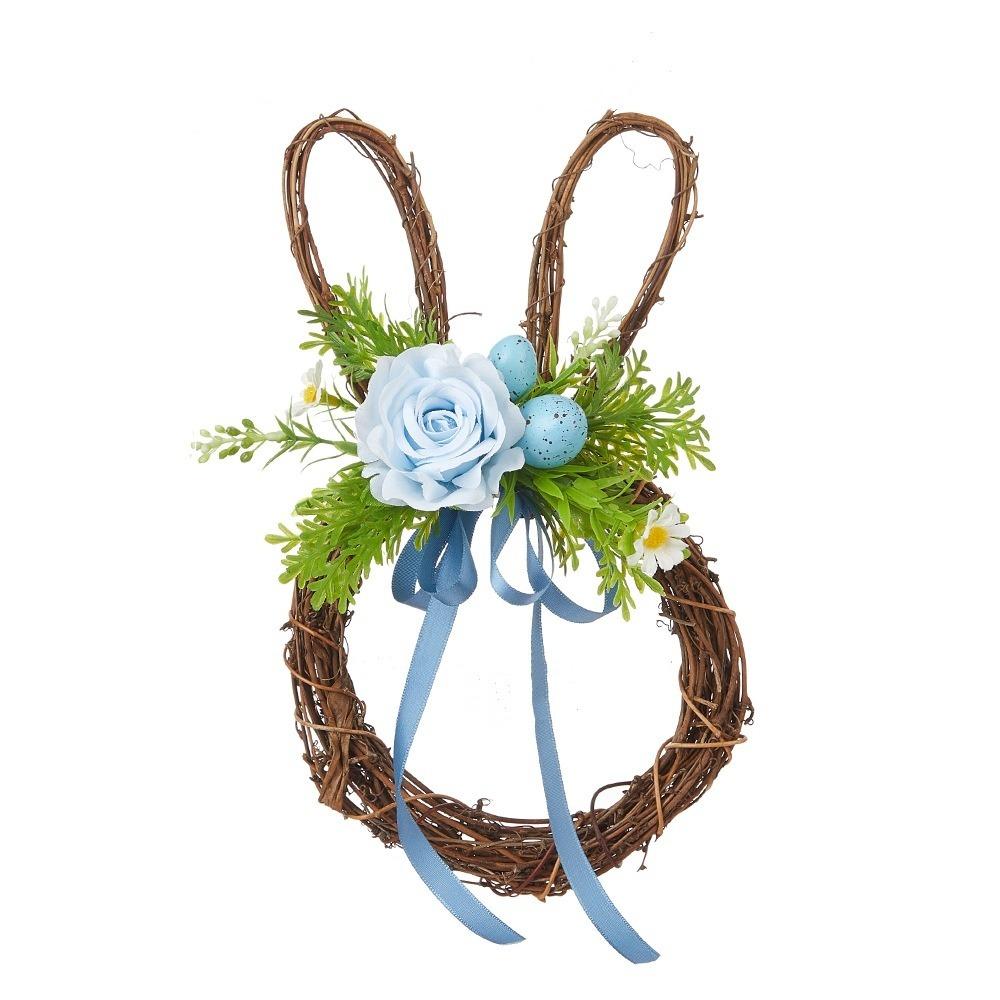 

Подвесной Пасхальный Подвесной Венок Декоративная Искусственная Цветочная Гирлянда Пасхальное Яйцо Подвеска на Дверь Дверь Style 2