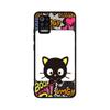 KT64 Etui Chococat dla Xiaomi Poco X6 X4 M5 M6 F5 F6 C65 C55 C50 C51 C40 Redmi Note 7 8 14C A3X 13C 12C 11 10A 9C Pro Czarne Miękkie Etui