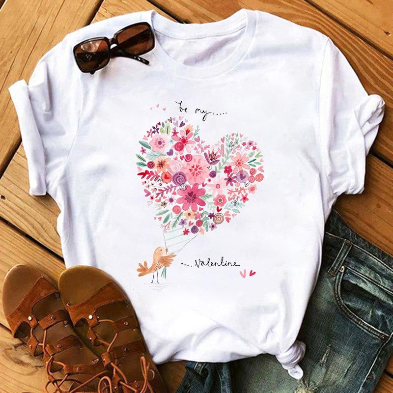 Summer 3D Printed T-shirt, Women's Short Sleeved, In Stock, Personalized T-shirt
