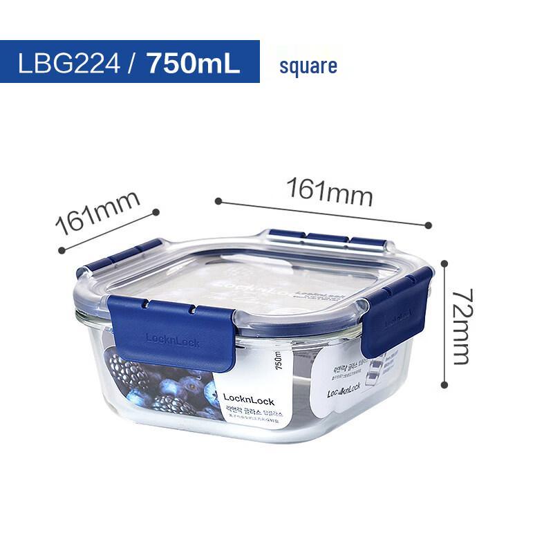 ZISIZ LocknLock Glass Food Storage Container