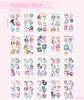 20 Sheets Tattoo Sticker for Kids, Glitter Temporary Tattoos, Mermaid Unicorn Makeup Kit for Girls, Party Favors, Group Activities, DIY Body Art