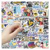 50 Creative Volleyball Slogan Stickers for Notebooks & DIY Suitcases