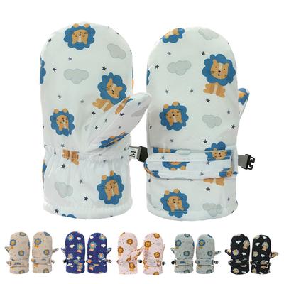 Cartoon Children's Winter Mittens Skiing Thicken Warm Kids Gloves for Girls Boys Accessories Baby Winter Gloves 2-10Y