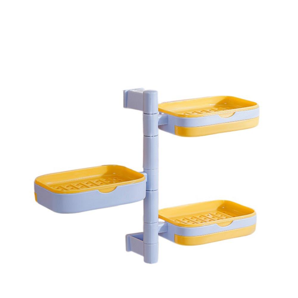 Waterproof Japanese Style Soap Box Plastic Soap Storage Rack Wall Mounted Soap Box  Bathroom