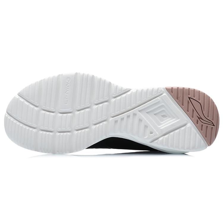Li Ning Abrasion Resistant Cushioning Low top Running Shoes Women's Black ARHR120-3