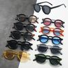 Customized High-end Men's and Women's Glasses New Retro Round Small Frame Sunglasses Fashion Trend UV Resistant Sunglasses