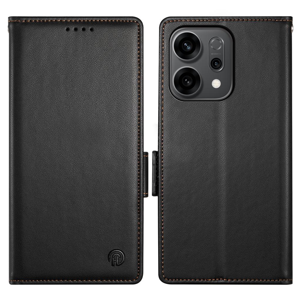 For Oppo Reno14 F 5G Stand Case PU Leather Wallet Phone Cover