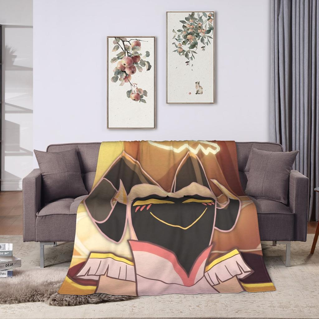 Adam Hazbins Hotels Anime Blankets Velvet Summer Portable Ultra-Soft Throw Blankets for Home Travel Bedspreads