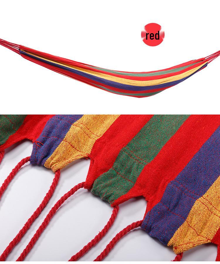Anti-Rollover Thickened Canvas Hammock - Single/Double for Students & Adults