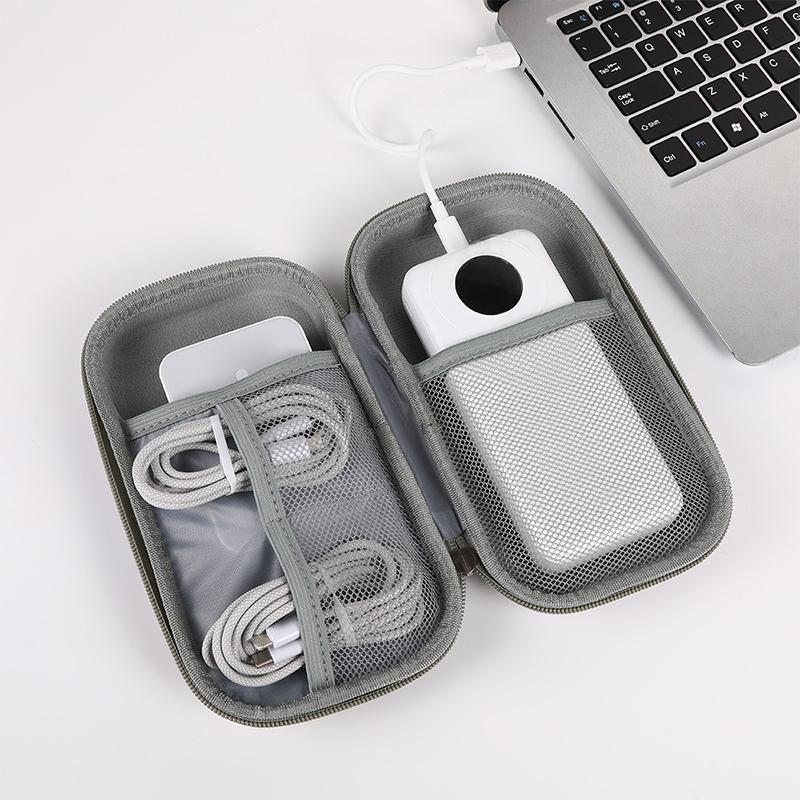 Bolsa Organizadora Portátil para Acessórios Digitais de Viagem Bolsa para Celular Bolsa para Armazenamento de Pen Drive Carregador Portátil Bolsa para Armazenamento de Cabo de Dados Móveis