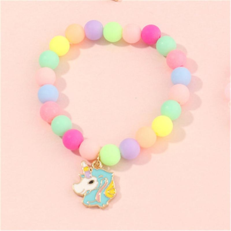 Makersland Cute Popcorn Beads Bracelet Friendship Glass Bracelets For Girls Star Moon Cloud Flower Zircon Accessories Wholesale