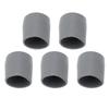 5 Pcs Crutch Tips Thick Rubber Single Angle Cane Foot Cane Walking Stick Crutch Foot Pad
