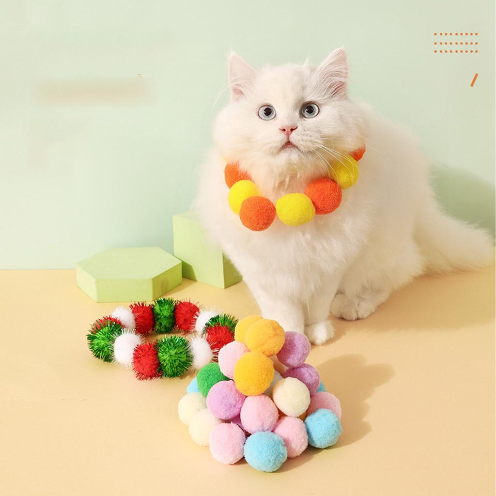 Toy Ball For Cats To Play With, Quiet, Plush, Bouncy, And Chewable; Catsupplies.