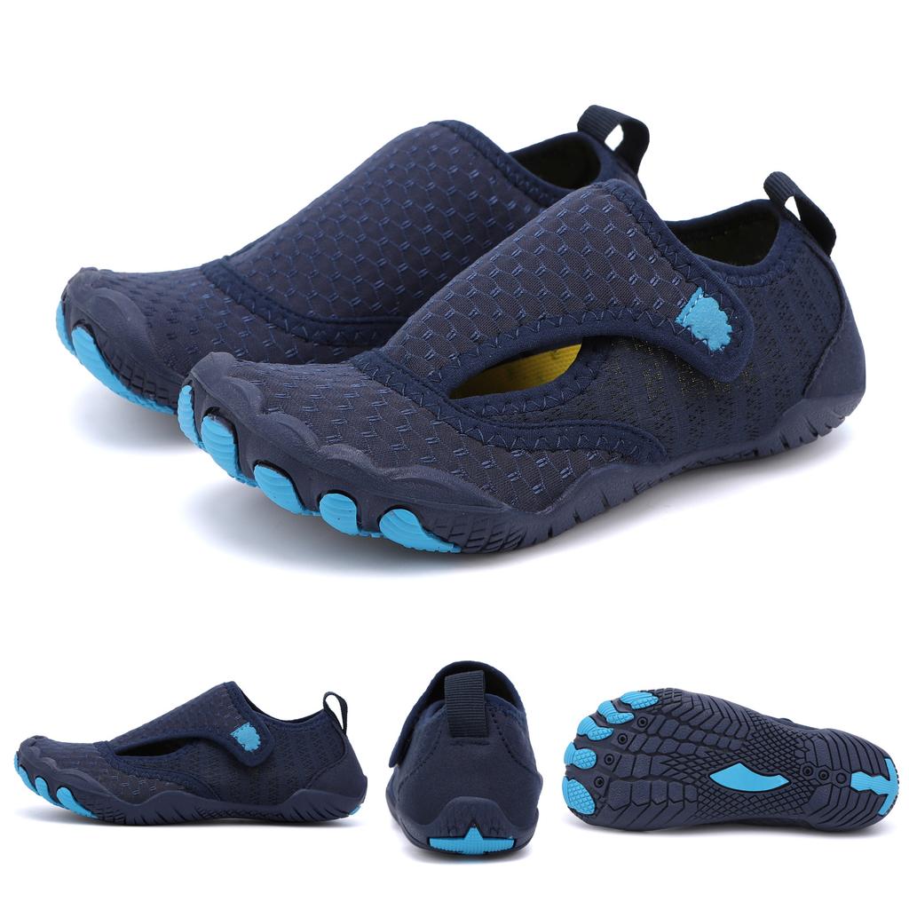 Parent-child creek shoes children's beach shoes and socks non-slip five-finger diving shoes snorkeling shoes outdoor swimming wading shoes