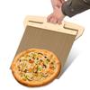 Sliding Pizza Peel - 12 Inch Pizza Paddle with Handle and Baking Cloth Non-Stick Pizza Peel for