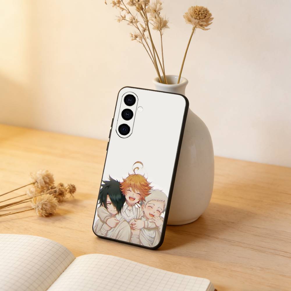 

The Promised Neverland Phone Case For Samsung Galaxy A73,A72,A71,A70,A53,A52,A51,Soft Silicone Black Cover Samsung a41
