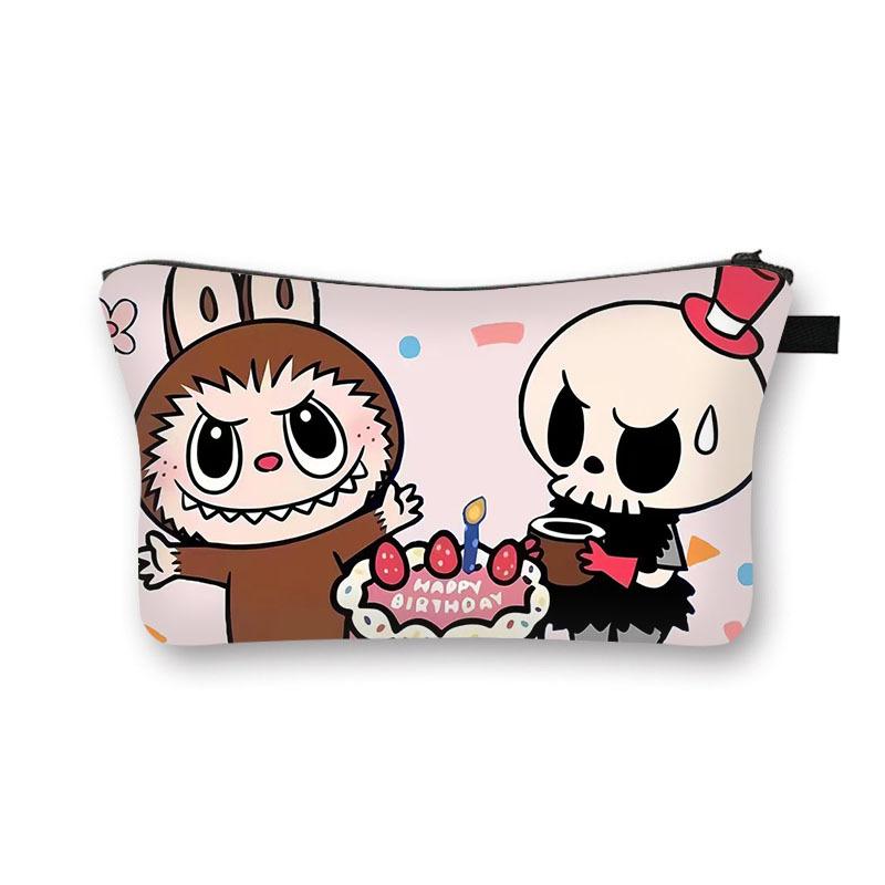 Cosmetic Bag for Girls, Large Capacity, Cute Storage, Toilet Bag, Portable Clutch Bag.