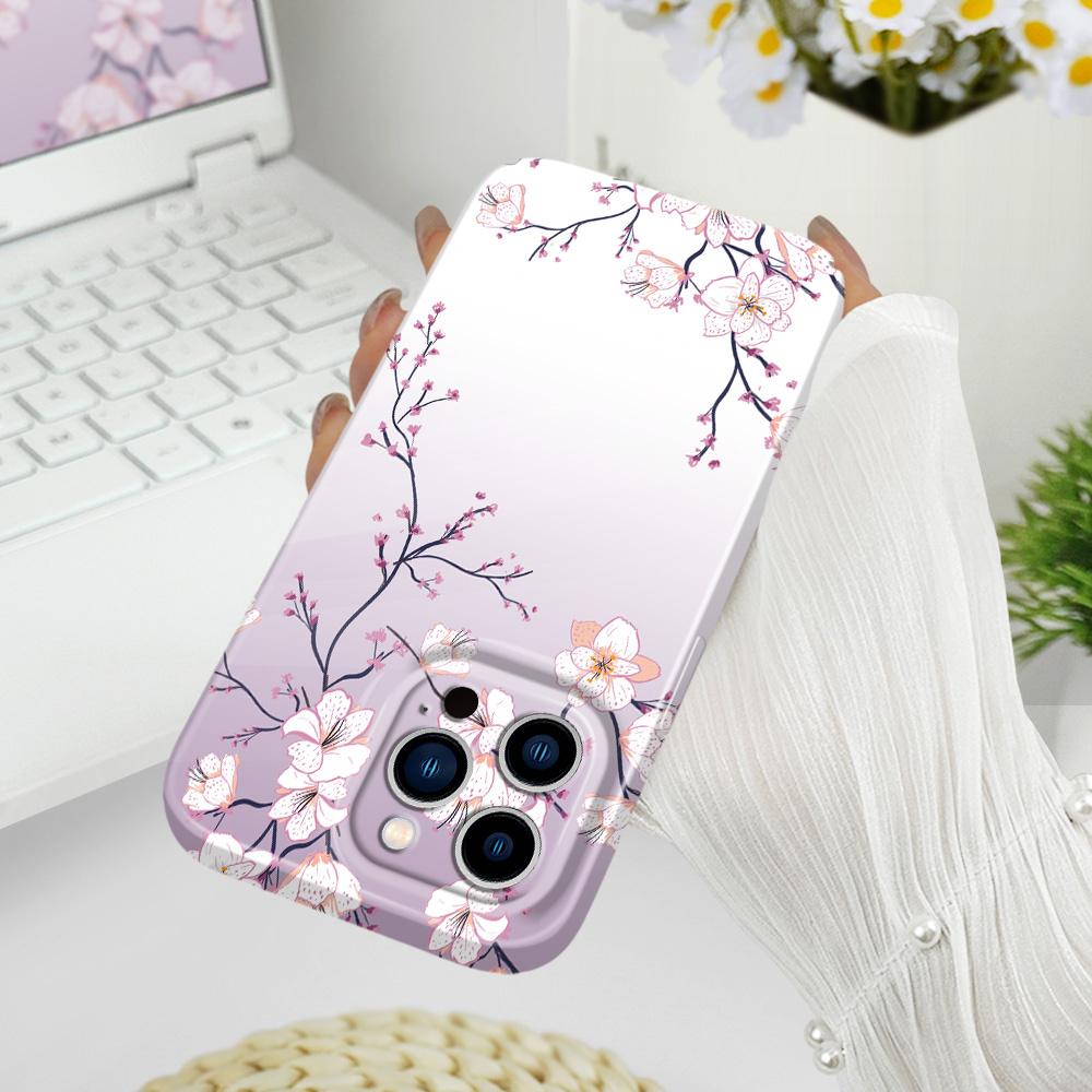 Pretty Wintersweet Phone Case For iPhone 13 12 11 7 8 6 6S Plus Pro Max Mini X XS XR SE 2020 2022 Film Hard Cover