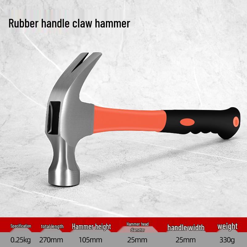 Młotek ciesielski wielofunkcyjny: Kompaktowe Stalowe Narzędzie do Obróbki Drewna i Użytku Domowego