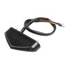 Universal Motorcycle Mudguard Tail Light ABS Triangle Design Enhances Visibility For Night Riding And Complex Road Conditions