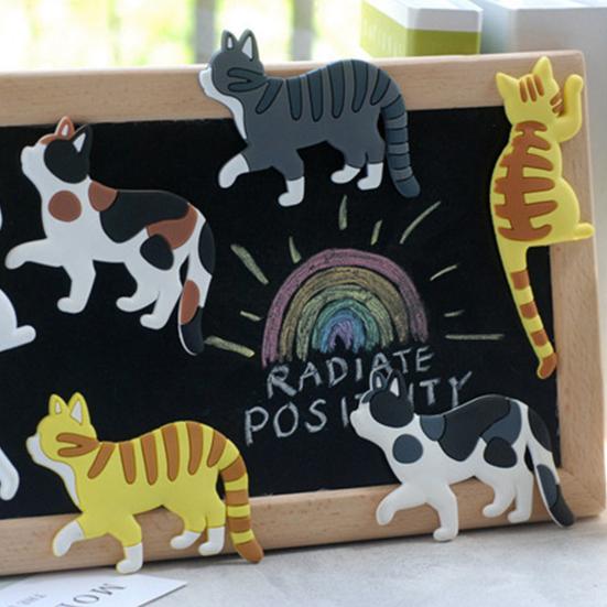 Creative Fridge Hook Cartoon Animal Shape Cat Tail Refrigerator Magnet Sticker for Home