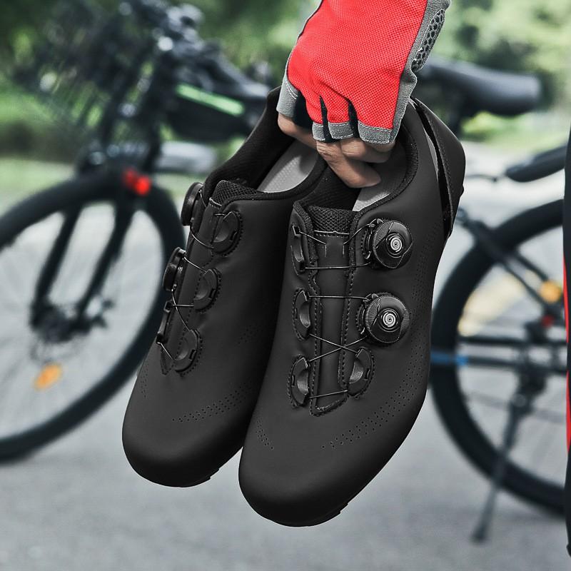 Unisex Cycling Shoes Road Mountain Bike SPD Clipless Flat Pedal Use Breathable Lightweight Shock Absorption
