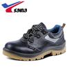 Men's Genuine Sienna Leather Safety Shoes: Anti-static, Steel Toe, Anti-smash, Anti-puncture - Ideal for Autumn Construction Sites.