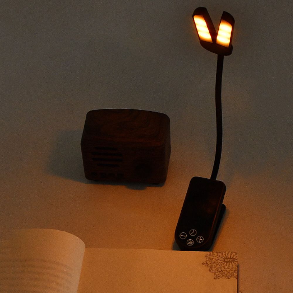 Portable Design Reading Light USB Rechargeable Desk Lamp Rechargeable Book Holder Light Reading